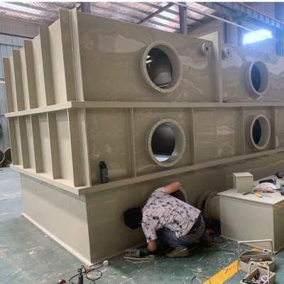 广东PP酸雾吸收塔 废气净化PPH除雾喷淋塔 酸洗洗涤塔图2