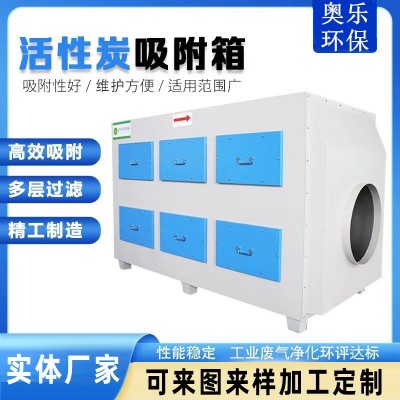 活性炭吸附箱废气处理过滤器设备漆雾净化活性炭工业净化设备图5