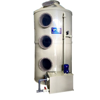 定制pp喷淋塔 印刷厂成套废气处理设备 耐酸碱洗涤塔净化塔厂家图5