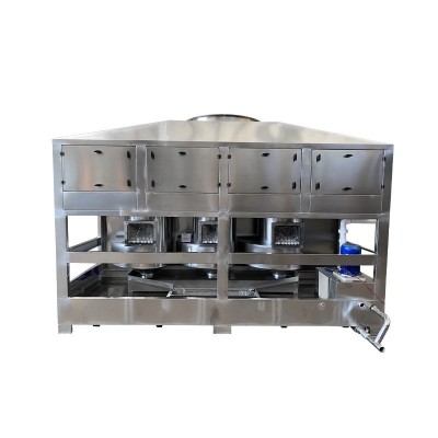 不锈钢气旋水帘柜一体机工业废气处理设备淋塔喷冷却塔耐高温除尘图5