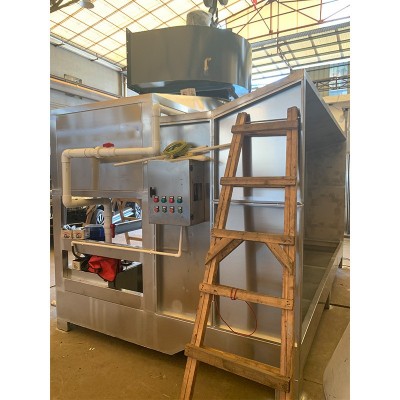 不锈钢气旋水帘柜一体机工业废气处理设备淋塔喷冷却塔耐高温除尘图4