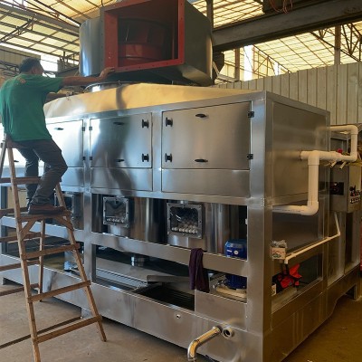 不锈钢气旋水帘柜一体机工业废气处理设备淋塔喷冷却塔耐高温除尘图2