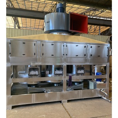 不锈钢气旋水帘柜一体机工业废气处理设备淋塔喷冷却塔耐高温除尘图3