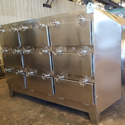 佛山厂家活性废气吸附箱环保设备抽屉式不锈钢活性炭吸附 箱过滤器图4