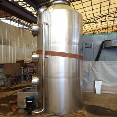 pp喷淋塔 除尘脱硫耐腐三级喷淋净化设备废气处理设备喷淋塔图4