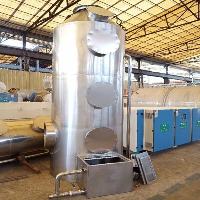 pp喷淋塔 除尘脱硫耐腐三级喷淋净化设备废气处理设备喷淋塔图2