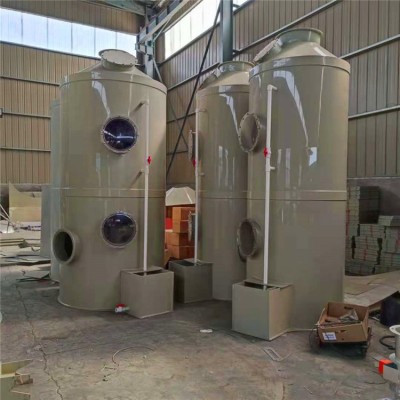 废气处理喷淋塔除水雾PP工业生物除臭酸雾废气净化器二级环保设备图4