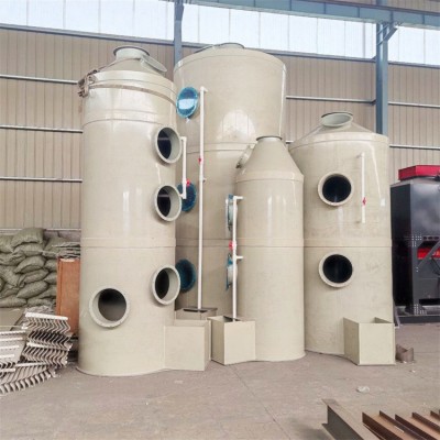 废气处理喷淋塔除水雾PP工业生物除臭酸雾废气净化器二级环保设备图3