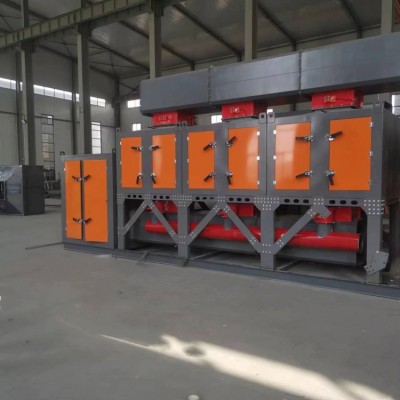 催化燃烧一体机活性炭吸附箱RCO喷漆房工业废气处理催化燃烧设备图3