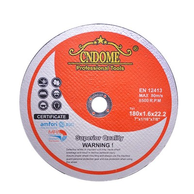 CNDOME品牌切割片 180金属不锈钢树脂角磨机砂轮切割片 贴牌定制图5