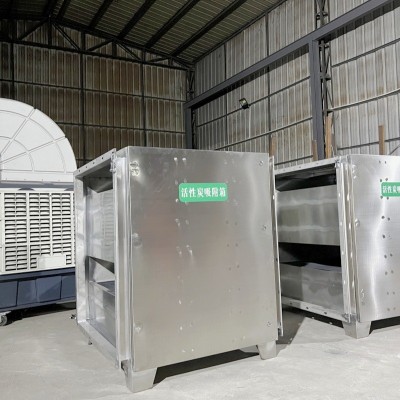 活性炭吸附箱活性炭吸附塔 塑胶造粒喷漆车间 实验室废气除味装置图3