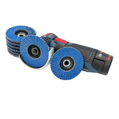 跨境热销百叶片 2寸3寸不锈钢网盖角磨机煅烧砂布百叶轮 工厂直销图4