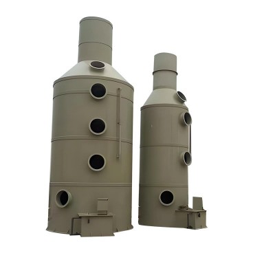 玻璃钢喷淋塔 水喷淋净化设备 防腐蚀耐酸碱工业废气处理成套设备图4