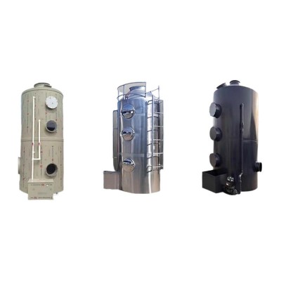 PP喷淋塔水淋塔废气处理设备不锈钢除尘净化气旋脱硫塔环保除雾器图4