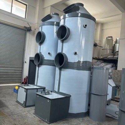 生产厂家专业加工废气处理设备pp喷淋塔 定订制废气处理成套设备图2