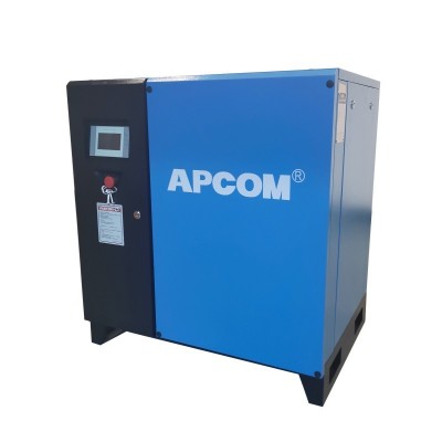 螺杆式打气泵空气压缩机22kw工业静音螺旋空调永磁变频空压机图2