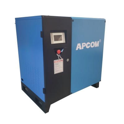 螺杆式打气泵空气压缩机22kw工业静音螺旋空调永磁变频空压机图5