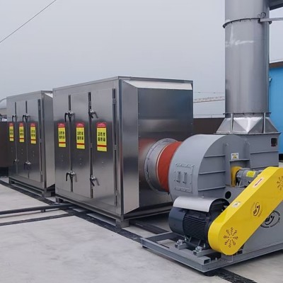 不锈钢活性炭吸附箱废气处理设备装置除臭高效净化图2