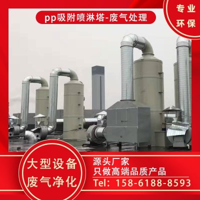 PP除臭塔工厂废气吸附净化设备pp喷淋塔除湿塔 邦亿图2