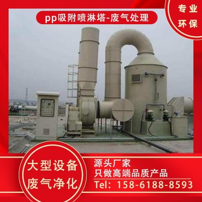 PP除臭塔工厂废气吸附净化设备pp喷淋塔除湿塔 邦亿图3