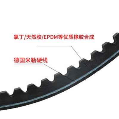 高速窄V带特种齿形皮带三角带XPZ 三角带XPA 三角带XPB耐高温EPDM图5