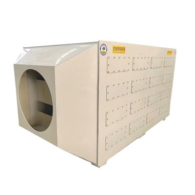 活性炭吸附二级干式过滤箱工业漆雾废气环保处理设备活性炭吸附箱图4