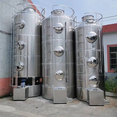 喷淋塔除臭设备不锈钢pp水淋塔废气处理设备环保除尘过滤净化塔图2