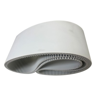 HTD8M无缝聚氨酯同步带 超宽pu传送带双面聚氨酯钢丝接驳同步带图2