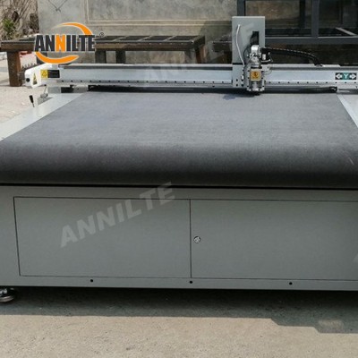 济南安耐毛毡带4.0mm振动刀切割机布台灰色双面毛毡垫透 气传送带图5