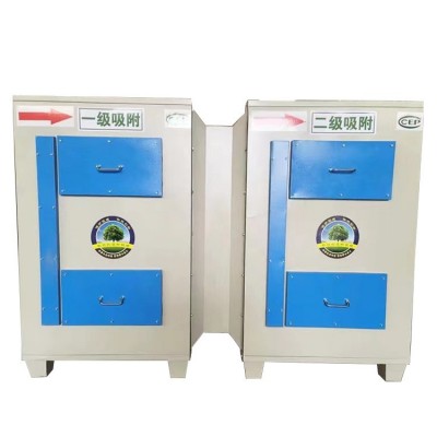 高效除味活性炭吸附环保箱大容量过滤箱二级除臭工业废气处理设备图3