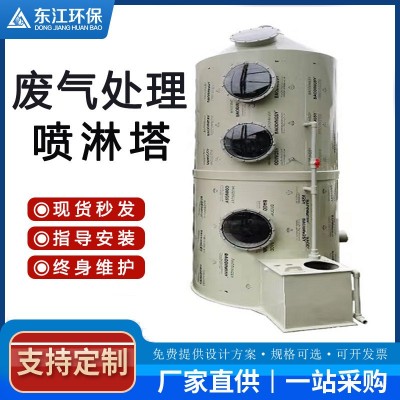 喷淋塔废气处理系统智能循环水低耗能省成本生物除臭箱非标定制图2