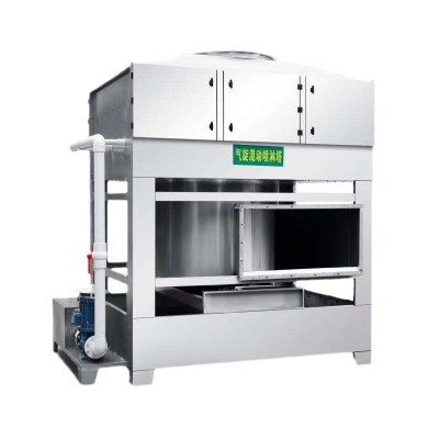 气旋塔喷淋旋流塔pp不锈钢方形柜洗涤净化喷漆雾废气处理环保设备图3