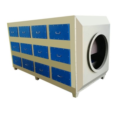 活性炭吸附箱pp不锈钢二级环保过滤箱工业废气处理净化一体机设备图2