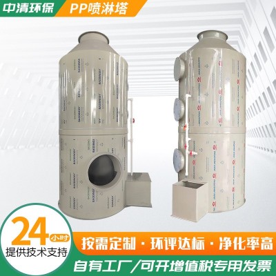 PP喷淋塔废气处理设备脱硫塔不锈钢洗涤塔除尘酸雾净化塔喷漆净化图3