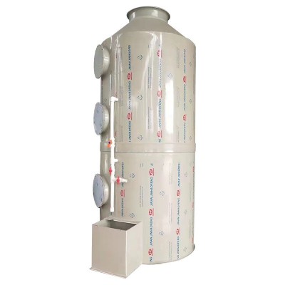 PP喷淋塔废气处理设备脱硫塔不锈钢洗涤塔除尘酸雾净化塔喷漆净化图5