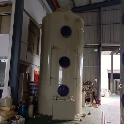 pp喷淋塔废气处理环保设备 酸雾脱硫洗涤塔 工业废气净化塔图3