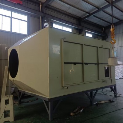 工业废气处理PP活性炭吸附箱工业除臭活性炭环保箱漆雾处理箱图4