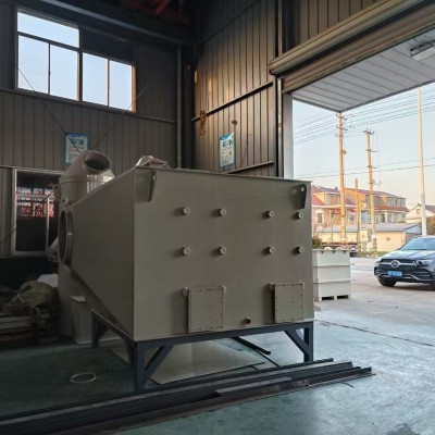 工业废气处理PP活性炭吸附箱工业除臭活性炭环保箱漆雾处理箱图2