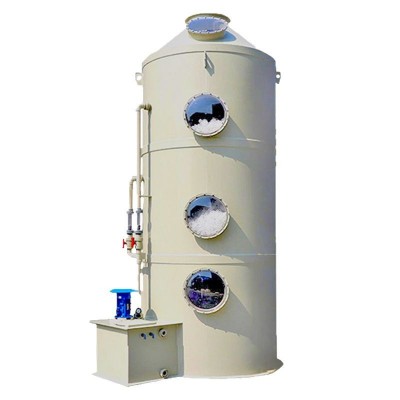 PP喷淋塔漆雾净化设备 家具家电机械加工喷漆房车间废气处理设备图5