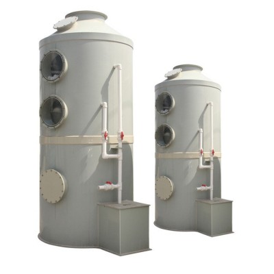 预处理喷淋塔免费设计不锈钢水洗塔喷淋塔厂家废气处理洗涤塔图5