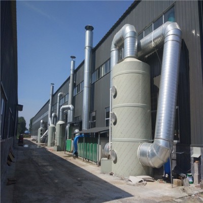 化工厂喷淋塔免费设计实验室废气处理设备兴化PP喷淋塔PP洗涤塔图4