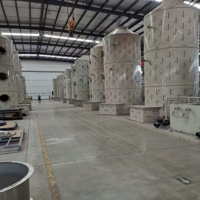 化工厂喷淋塔免费设计实验室废气处理设备兴化PP喷淋塔PP洗涤塔图2