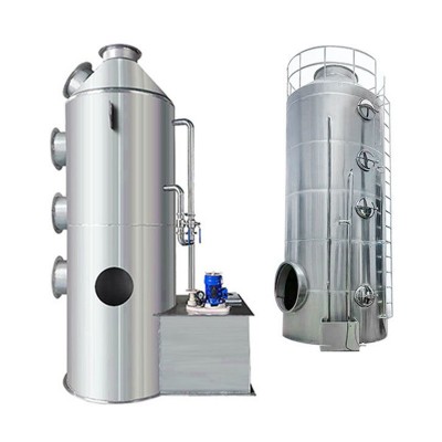 三林树不锈钢喷淋塔化工实验室废气吸收塔电子喷涂橡胶酸碱洗涤塔图5