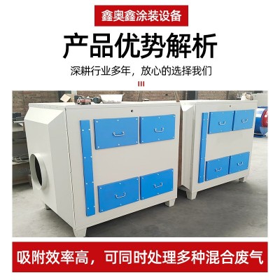 活性炭吸附箱定做废气处理设备工业除臭异味净化环保箱高效净化图2