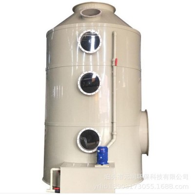 PP喷淋塔粉尘除尘器废气处理设备洗涤烟尘净化塔 元润环保图5