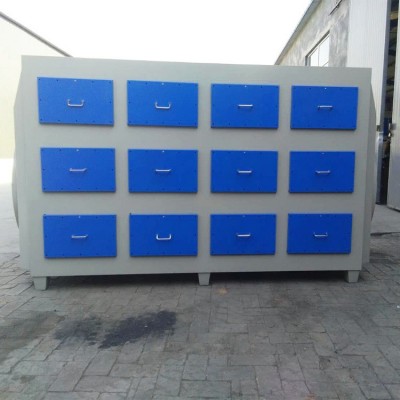 活性炭吸附环保箱 抽屉式二级过滤器除臭废气处理设备干式净化器图4