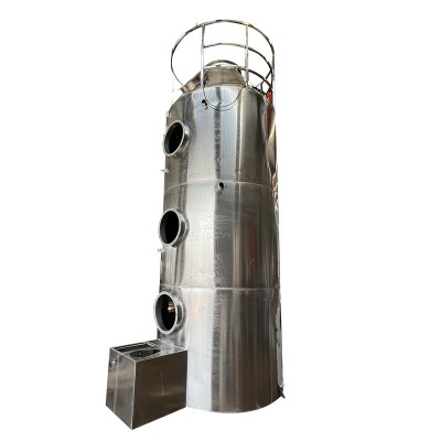 除尘酸雾净化塔不锈钢喷淋塔空气净化设备pp不锈钢废气处理设备图2