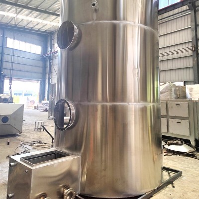 不锈钢废气处理设备不锈钢喷淋塔除尘酸雾净化塔空气净化设备图2