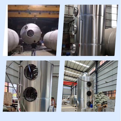 喷淋塔环保设备除尘酸雾净化塔空气净化设备pp不锈钢废气处理设备图3