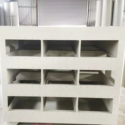 废气处理吸附净化设备pp抽屉式活性炭箱厂家批发定制高效排风图2
